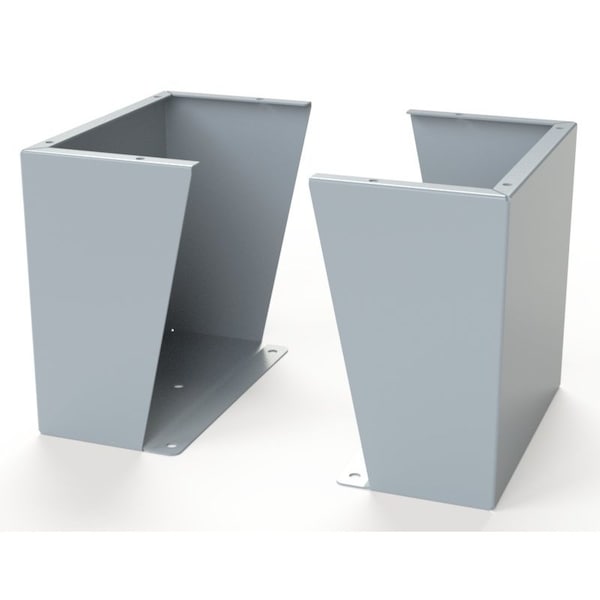 Floor Stand Kit, 15 in. H x 16 in. W x 9.12 in. L, Carbon Steel, 1 PR